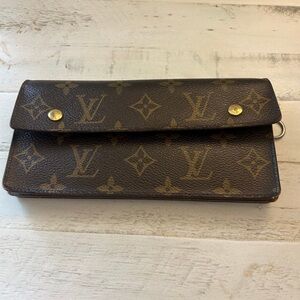 Authentic LOUIS VUITTON Monogram Portefeuille Accordeon Long Wallet #25121